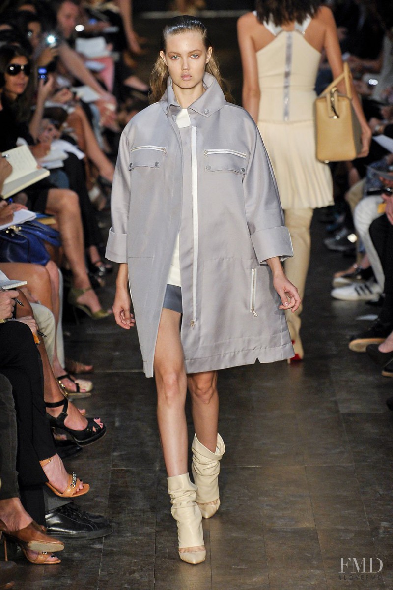 Lindsey Wixson featured in  the Victoria Beckham fashion show for Spring/Summer 2012