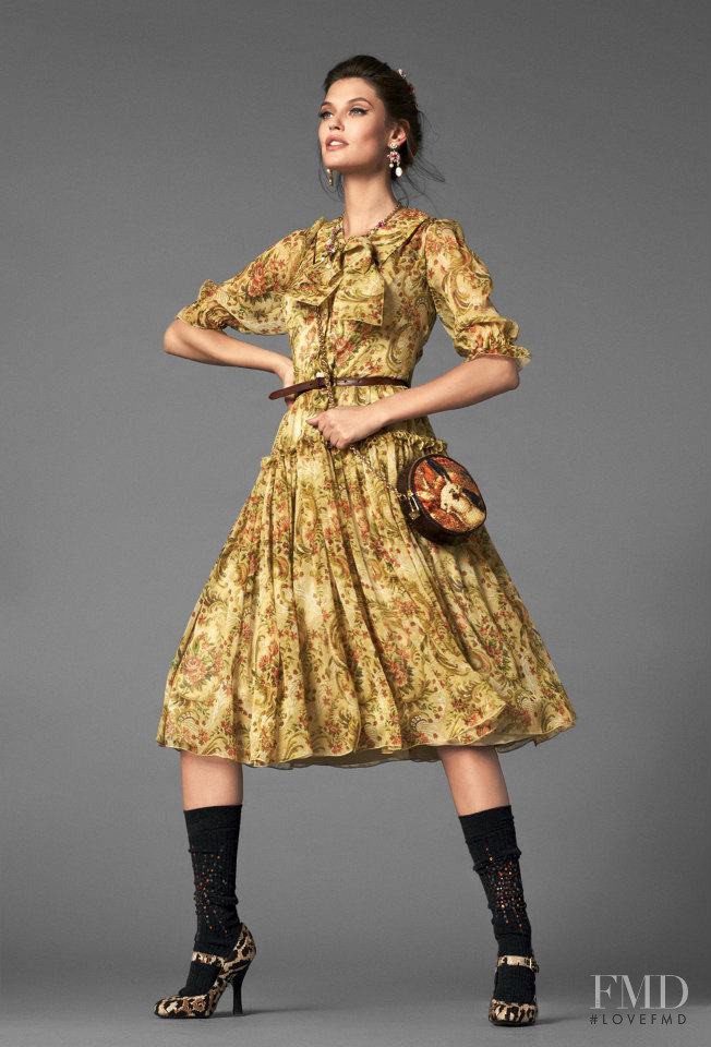 Bianca Balti featured in  the Dolce & Gabbana catalogue for Autumn/Winter 2013