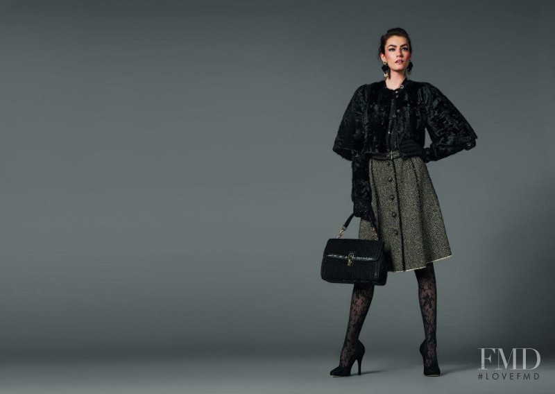 Patrycja Gardygajlo featured in  the Dolce & Gabbana catalogue for Autumn/Winter 2013
