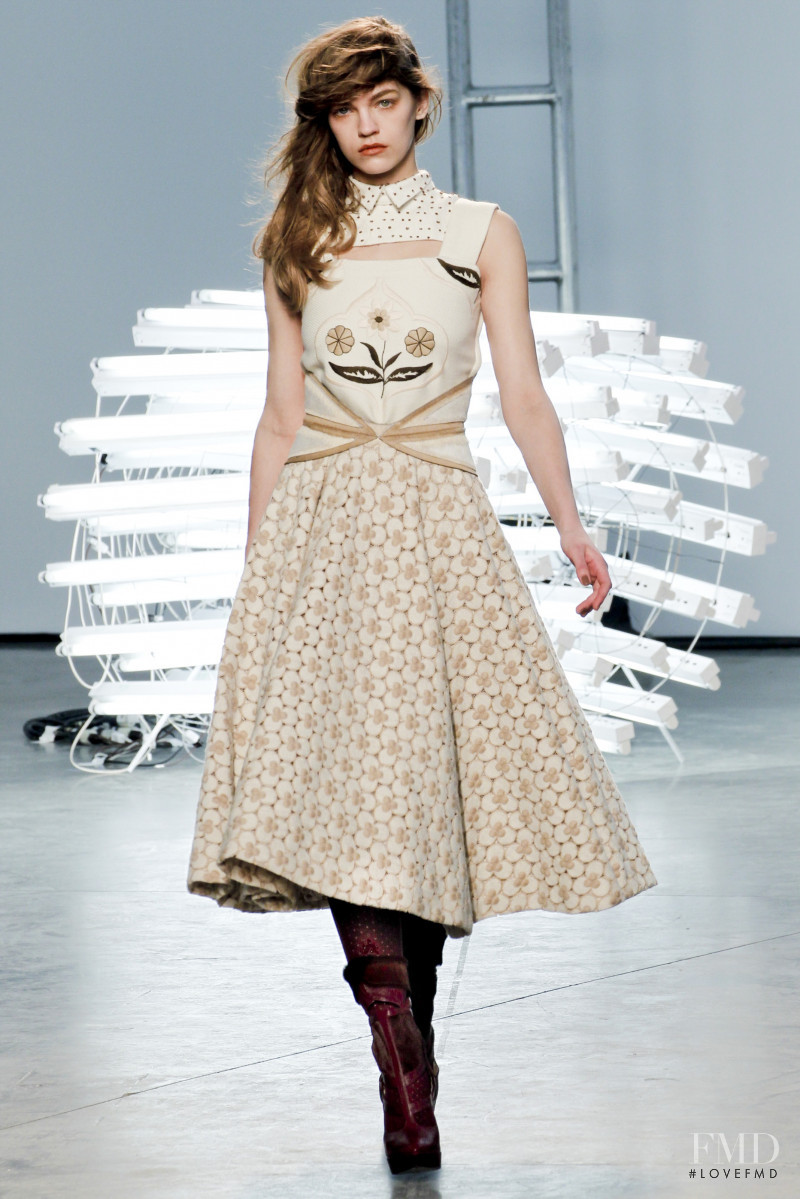 Samantha Gradoville featured in  the Rodarte fashion show for Autumn/Winter 2011