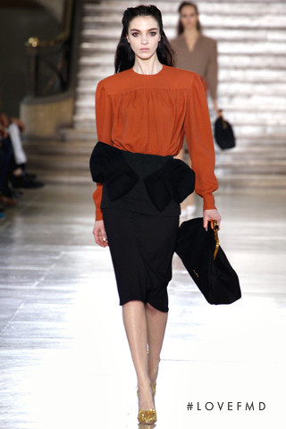 Mariacarla Boscono featured in  the Miu Miu fashion show for Autumn/Winter 2011