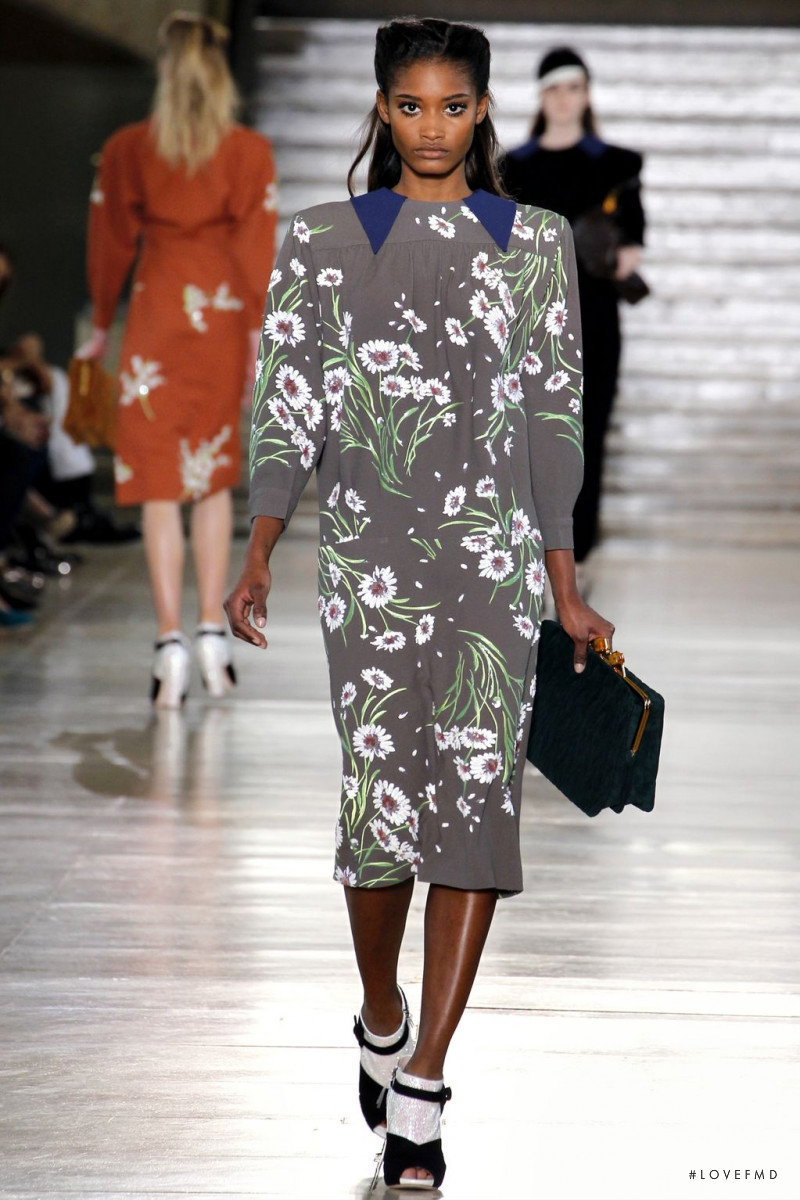 Melodie Monrose featured in  the Miu Miu fashion show for Autumn/Winter 2011