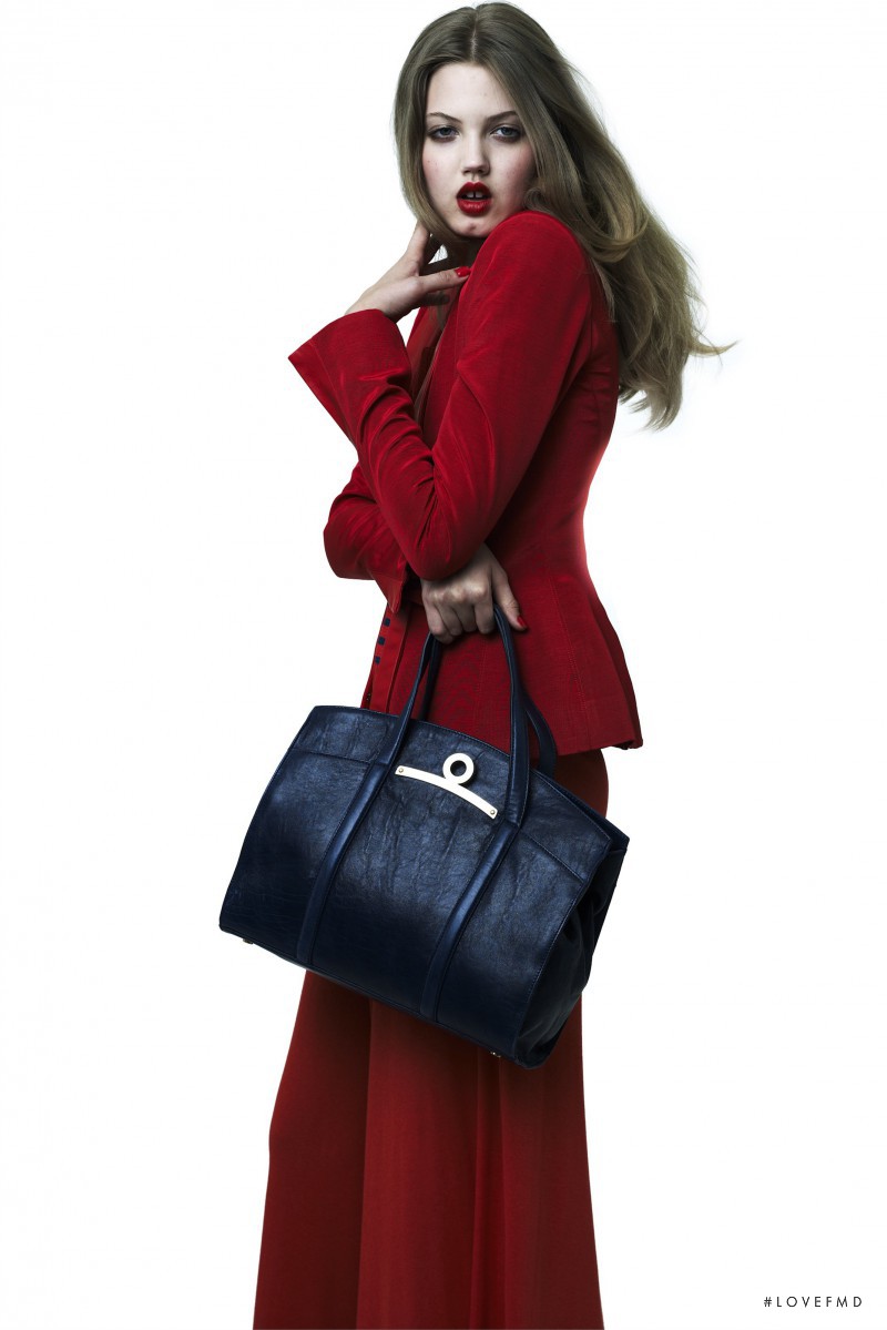 Lindsey Wixson featured in  the Z Spoke by Zac Posen lookbook for Resort 2012