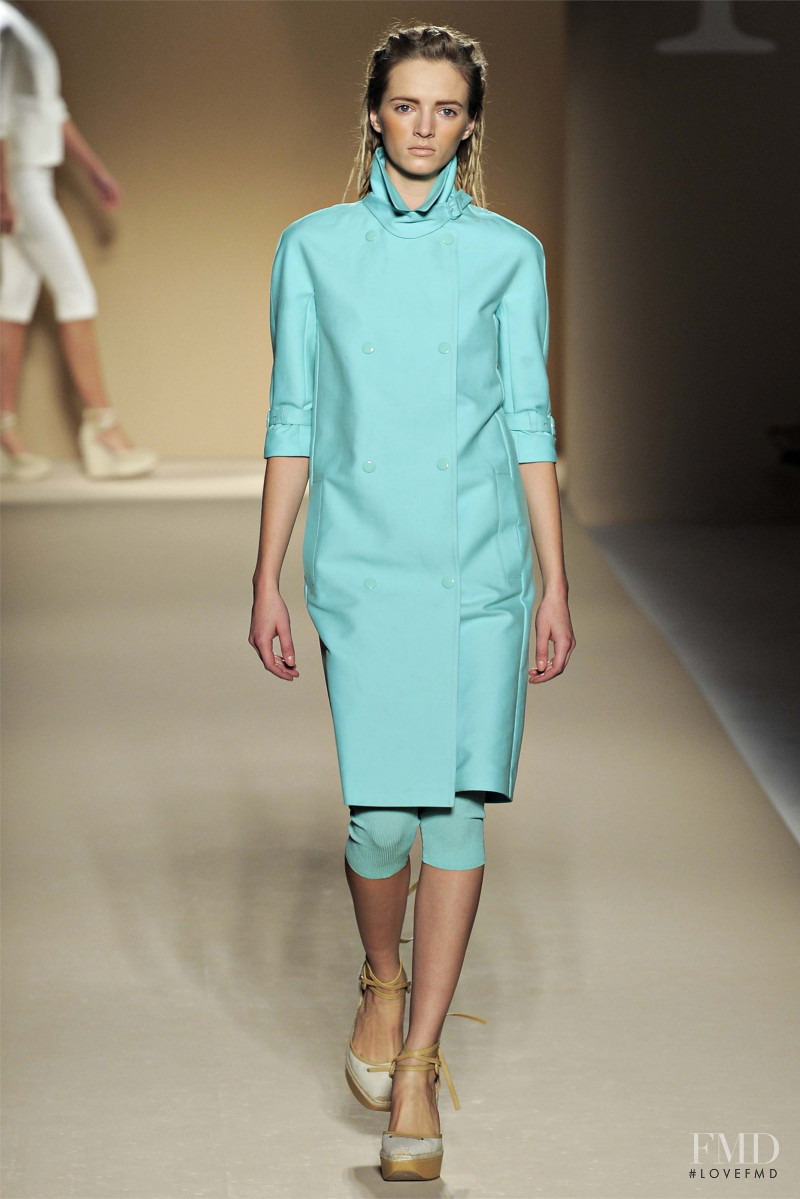 Daria Strokous featured in  the Max Mara fashion show for Spring/Summer 2012