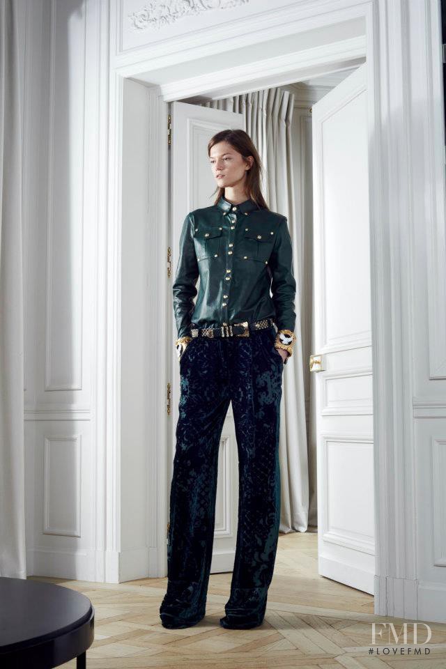 Kasia Struss featured in  the Balmain fashion show for Pre-Fall 2012