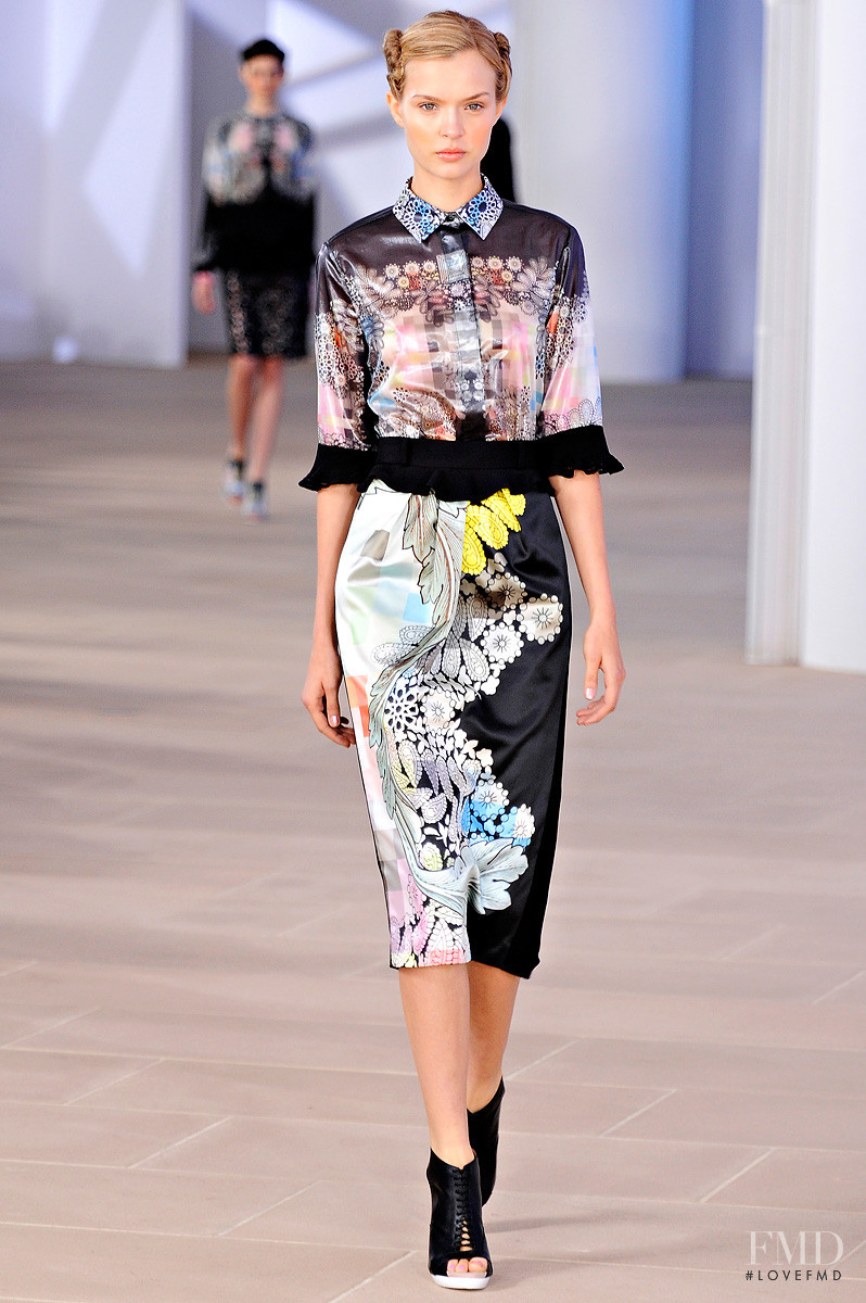 Josephine Skriver featured in  the Preen by Thornton Bregazzi fashion show for Spring/Summer 2012