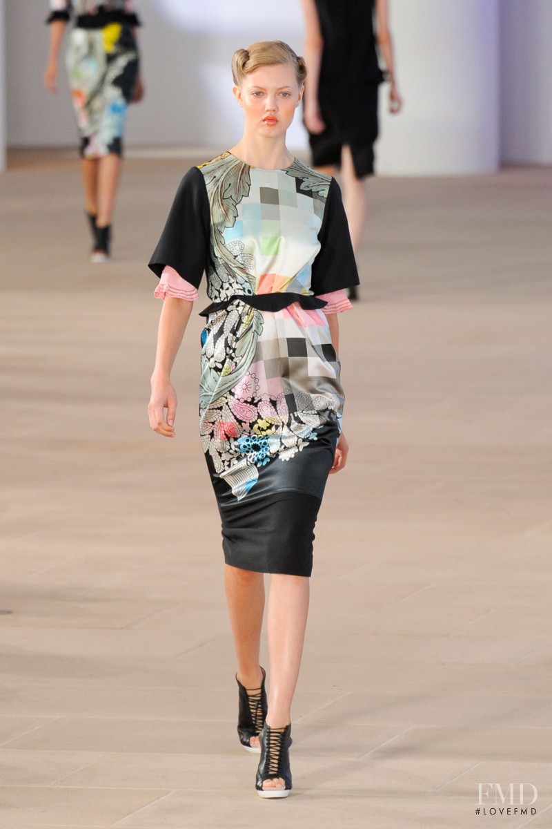 Lindsey Wixson featured in  the Preen by Thornton Bregazzi fashion show for Spring/Summer 2012