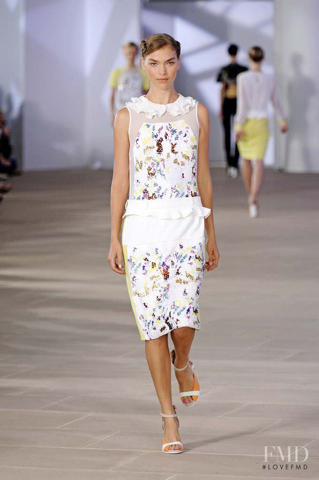 Arizona Muse featured in  the Preen by Thornton Bregazzi fashion show for Spring/Summer 2012