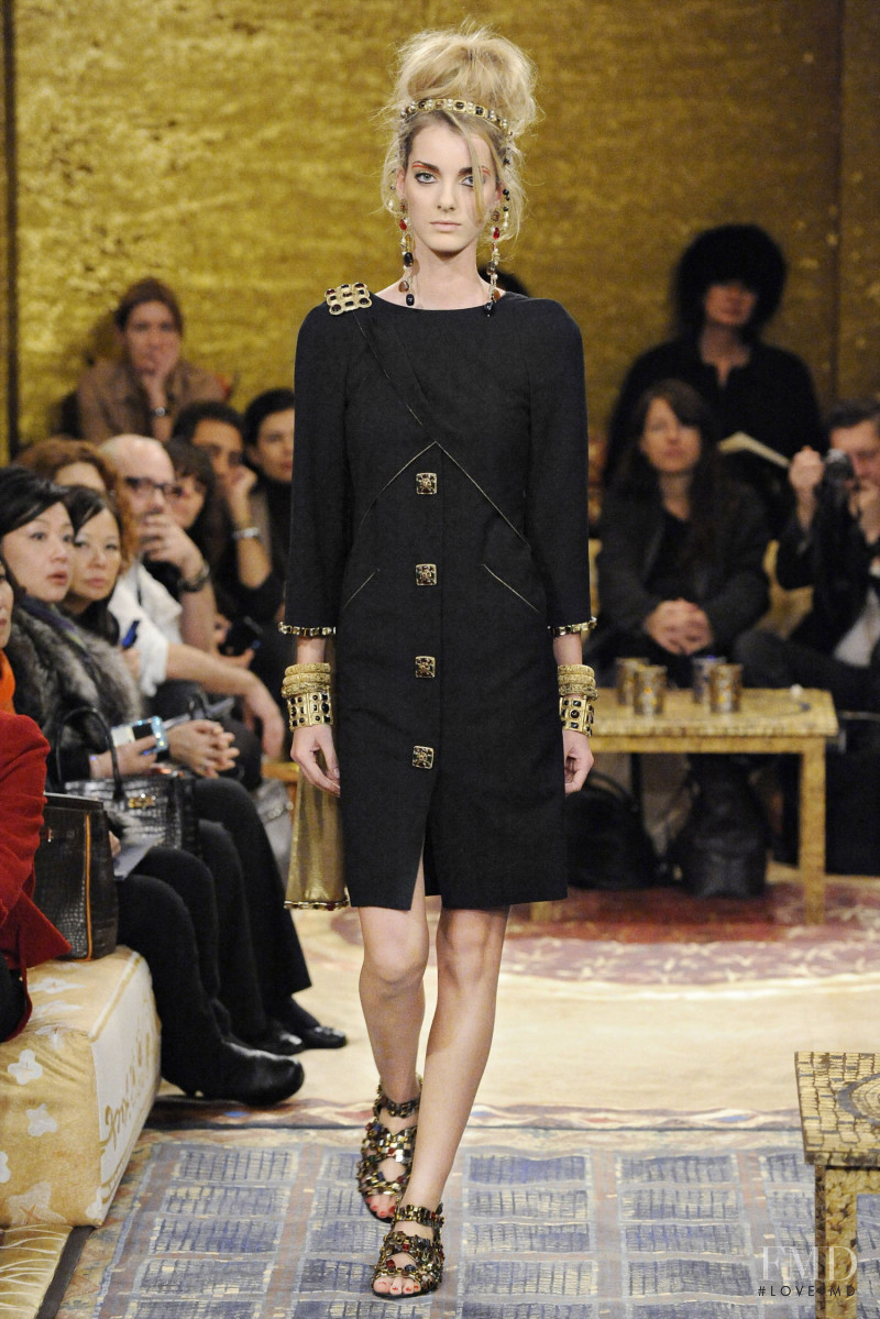 Denisa Dvorakova featured in  the Chanel fashion show for Pre-Fall 2011