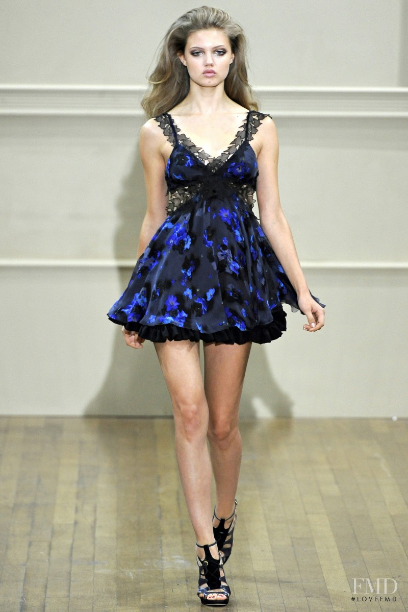 Lindsey Wixson featured in  the Julien Macdonald fashion show for Spring/Summer 2011