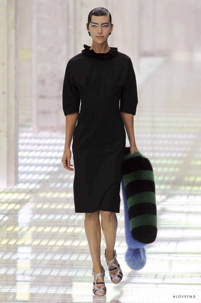 Arizona Muse featured in  the Prada fashion show for Spring/Summer 2011