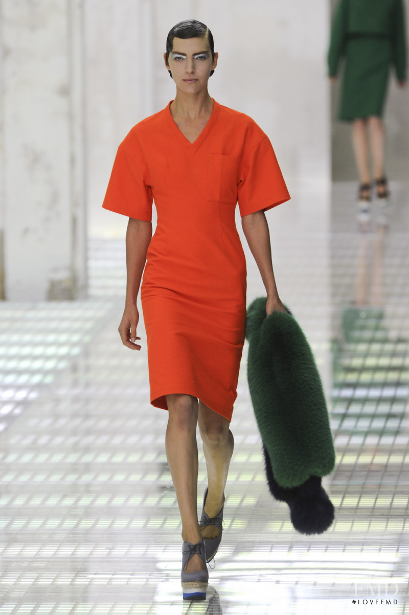 Arizona Muse featured in  the Prada fashion show for Spring/Summer 2011