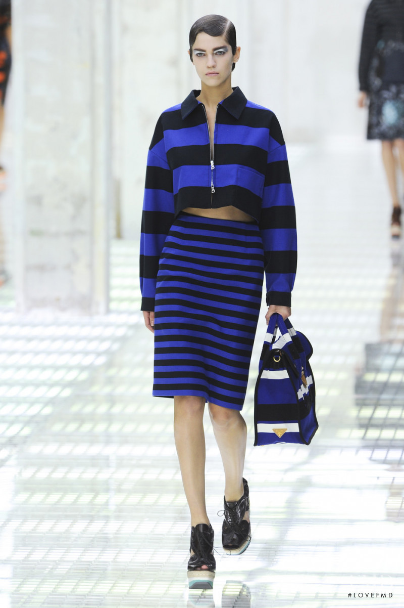 Samantha Gradoville featured in  the Prada fashion show for Spring/Summer 2011