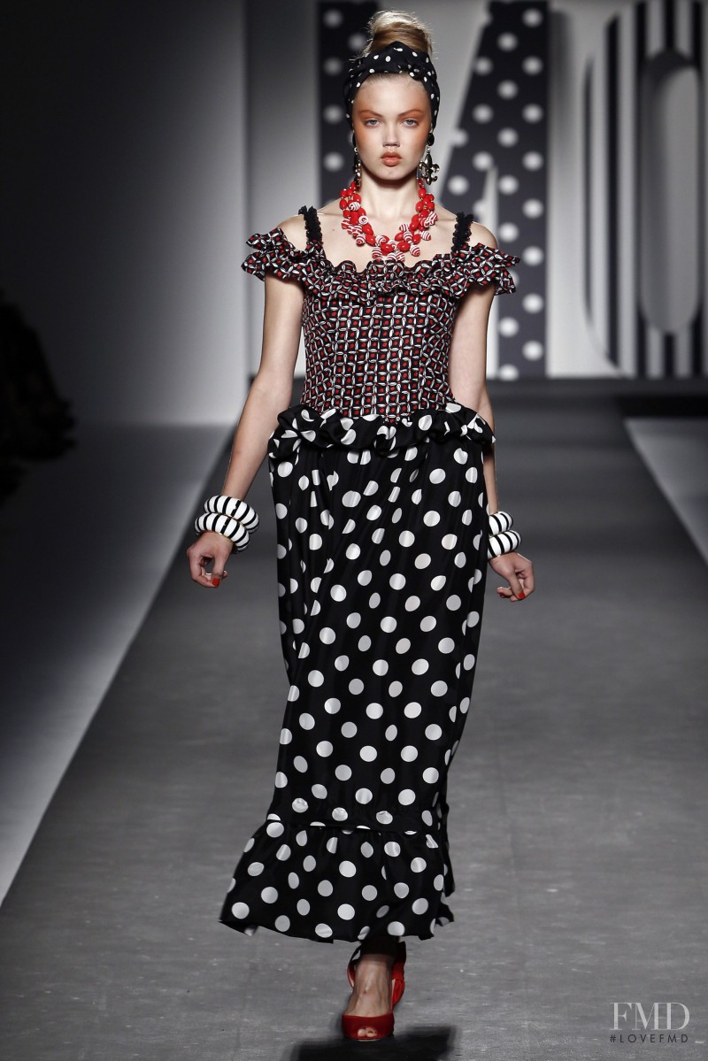 Lindsey Wixson featured in  the Moschino fashion show for Spring/Summer 2011