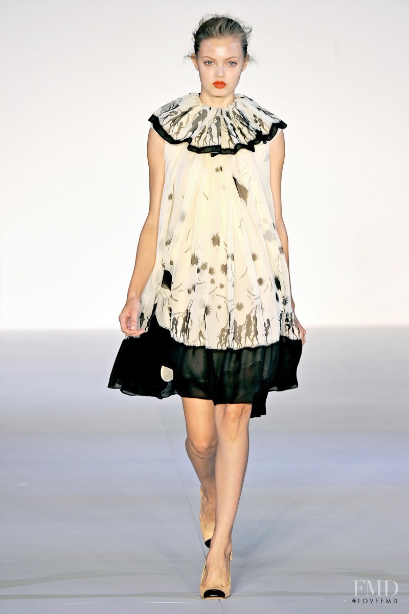 Lindsey Wixson featured in  the Jill Stuart fashion show for Spring/Summer 2011