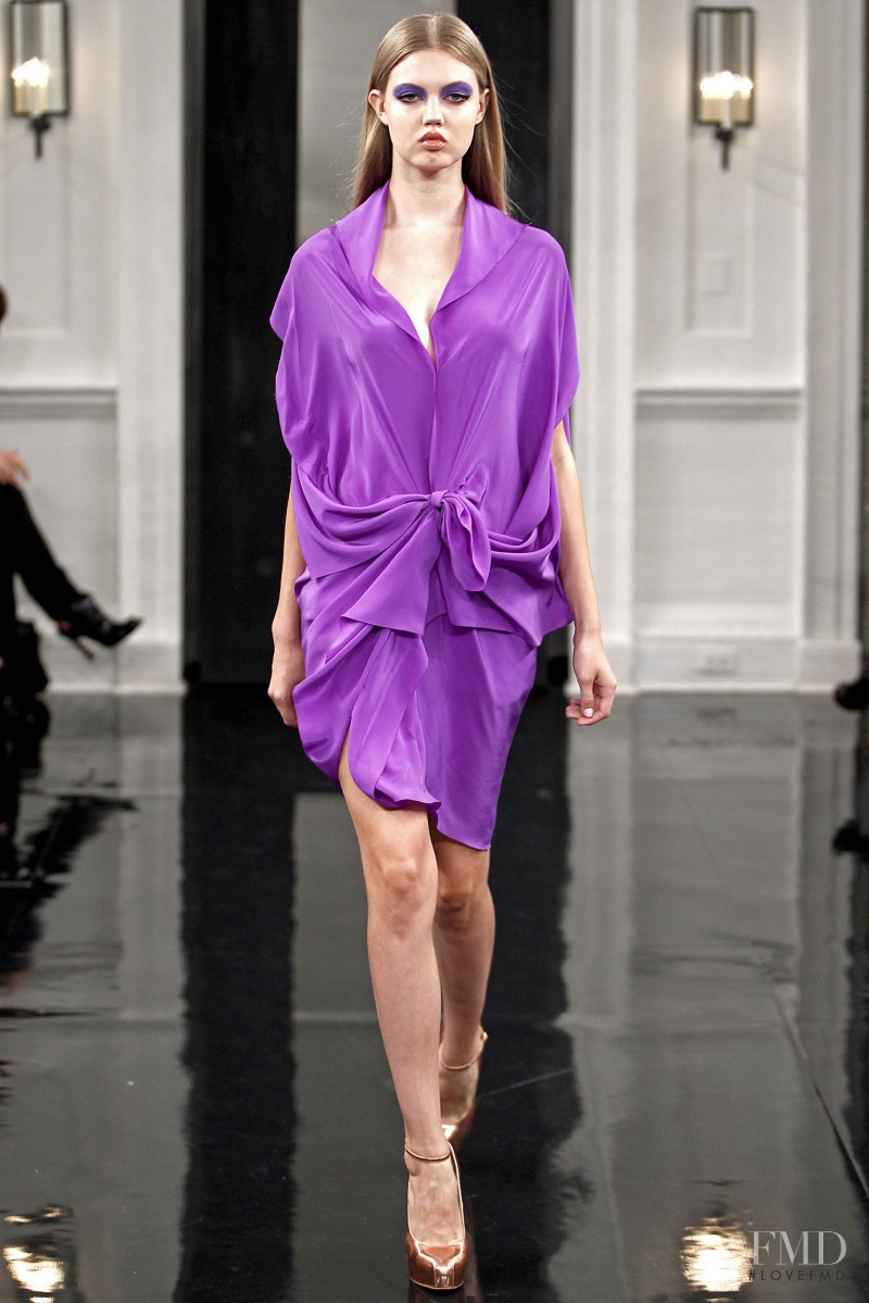 Lindsey Wixson featured in  the Victoria Beckham fashion show for Spring/Summer 2011