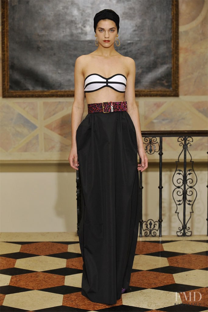Samantha Gradoville featured in  the Saint Laurent fashion show for Resort 2011