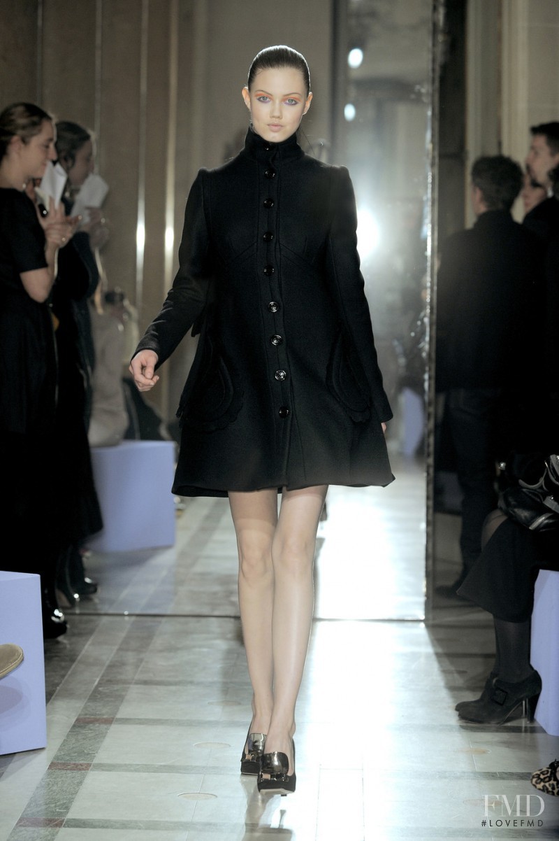 Lindsey Wixson featured in  the Miu Miu fashion show for Autumn/Winter 2010