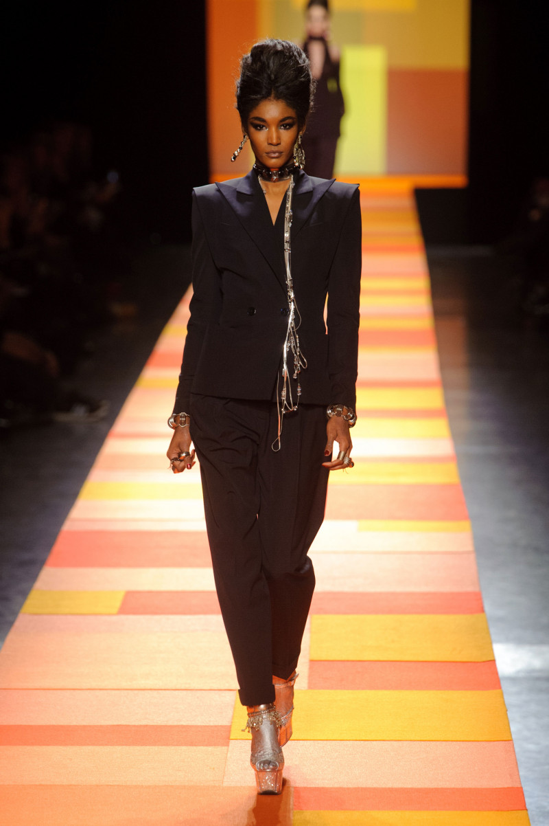 Sessilee Lopez featured in  the Jean Paul Gaultier Haute Couture fashion show for Spring/Summer 2013