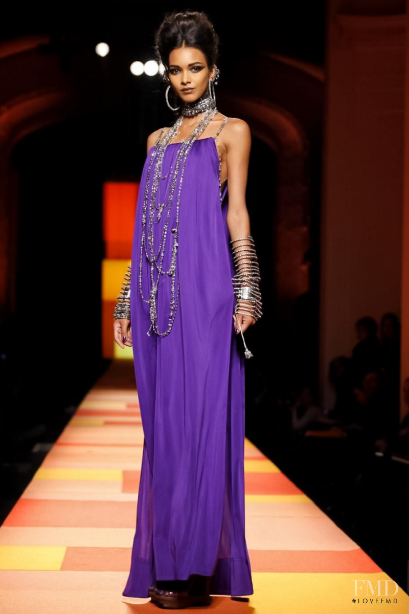 Lais Ribeiro featured in  the Jean Paul Gaultier Haute Couture fashion show for Spring/Summer 2013