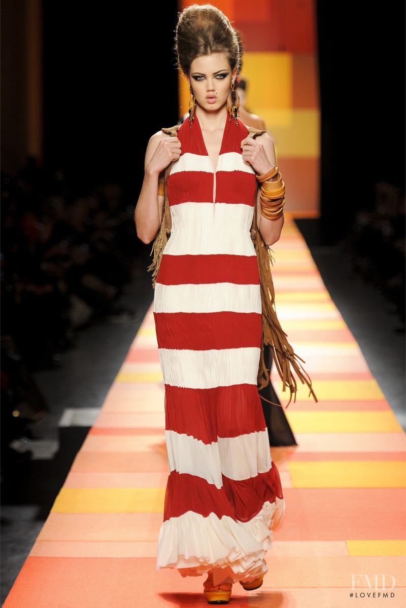 Lindsey Wixson featured in  the Jean Paul Gaultier Haute Couture fashion show for Spring/Summer 2013