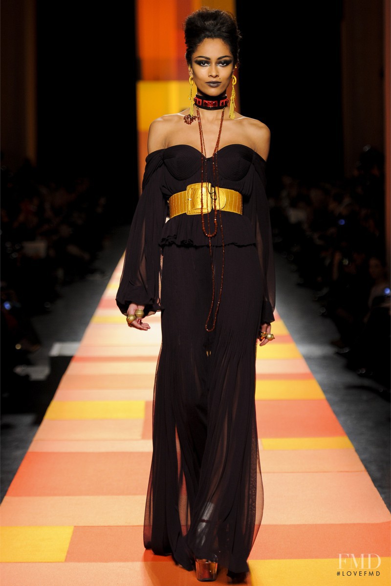 Catherine Decome featured in  the Jean Paul Gaultier Haute Couture fashion show for Spring/Summer 2013