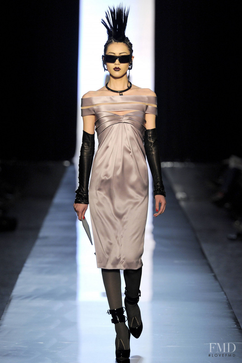 Liu Wen featured in  the Jean Paul Gaultier Haute Couture fashion show for Spring/Summer 2011