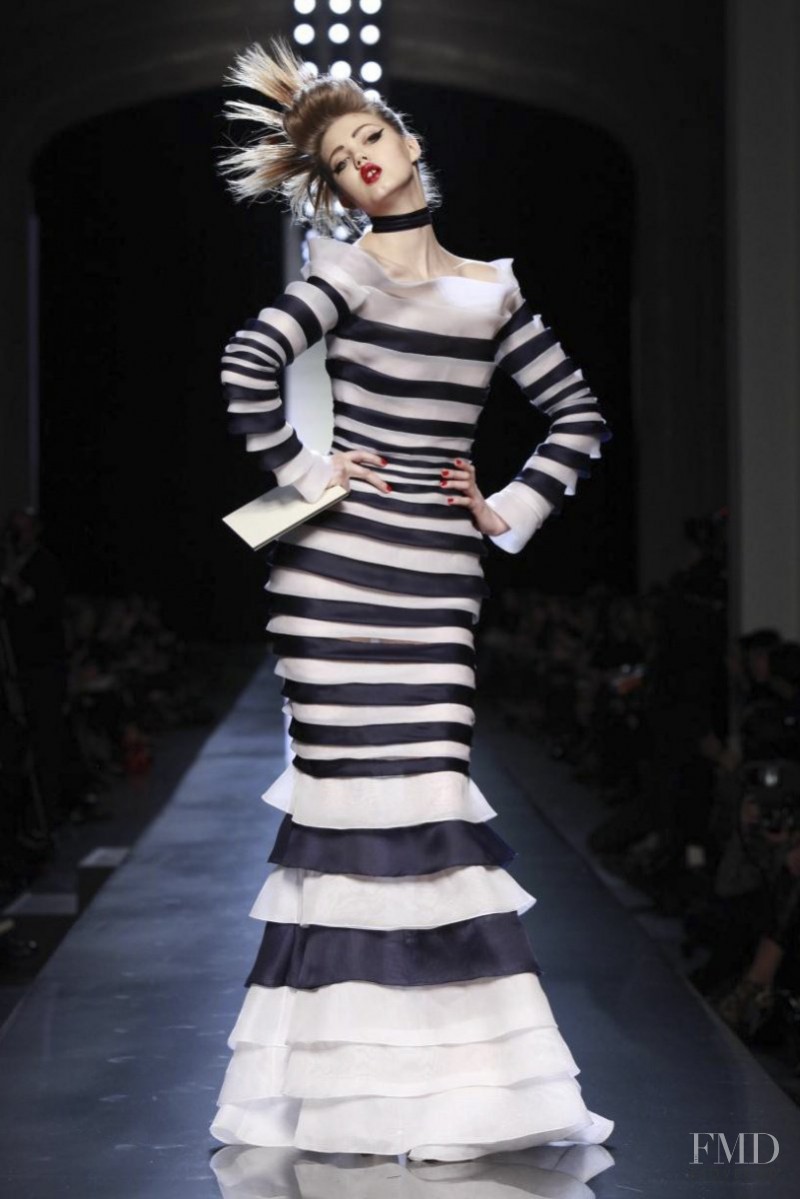 Lindsey Wixson featured in  the Jean Paul Gaultier Haute Couture fashion show for Spring/Summer 2011