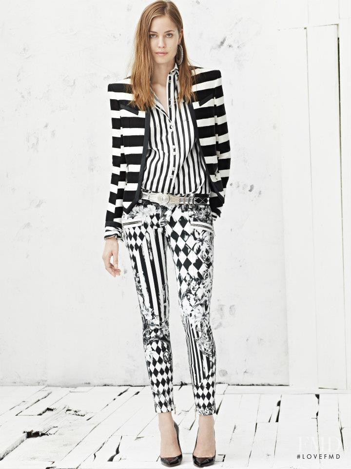 Nadja Bender featured in  the Balmain lookbook for Spring/Summer 2013