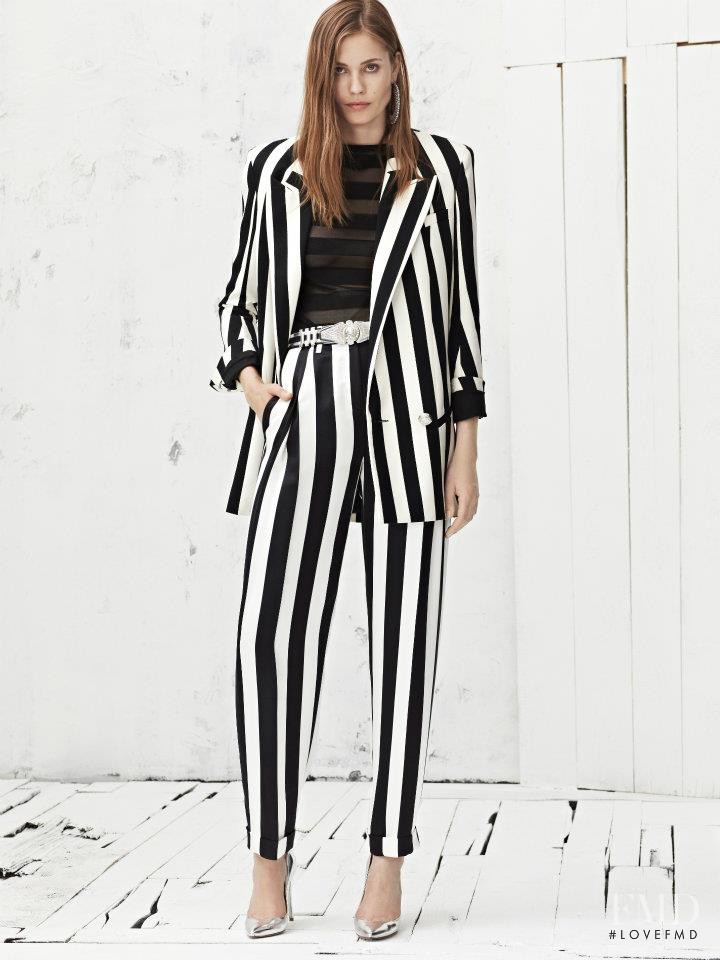 Nadja Bender featured in  the Balmain lookbook for Spring/Summer 2013