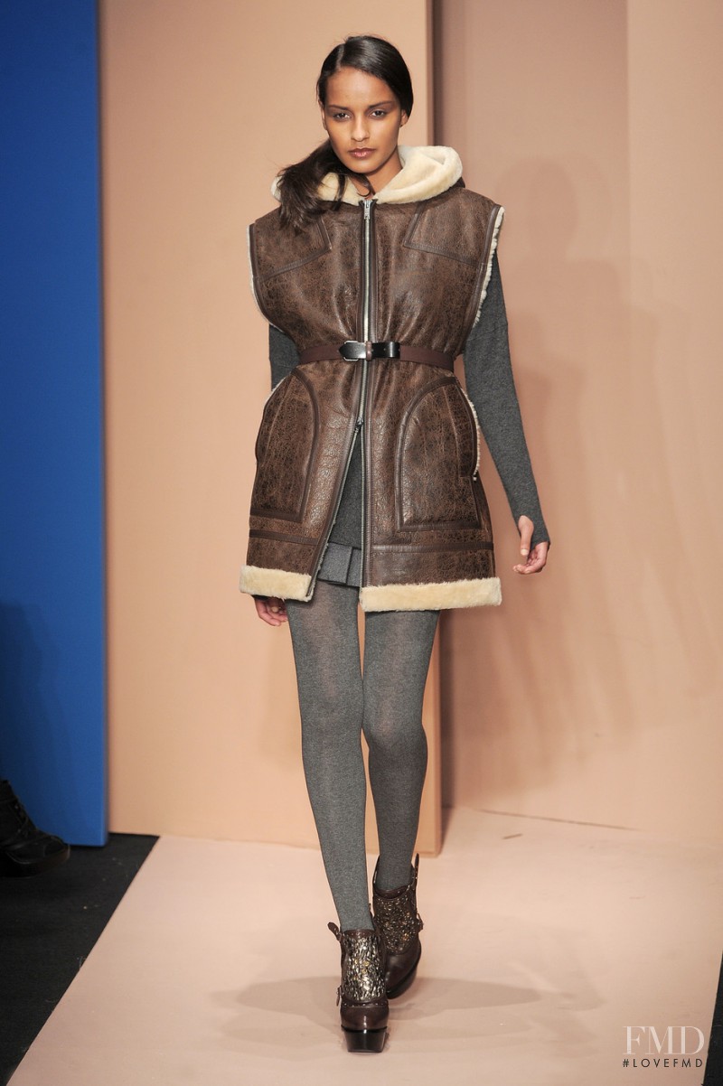 Gracie Carvalho featured in  the DKNY fashion show for Autumn/Winter 2010