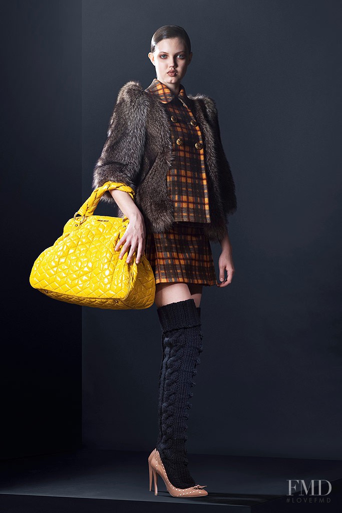 Lindsey Wixson featured in  the Miu Miu lookbook for Pre-Fall 2010