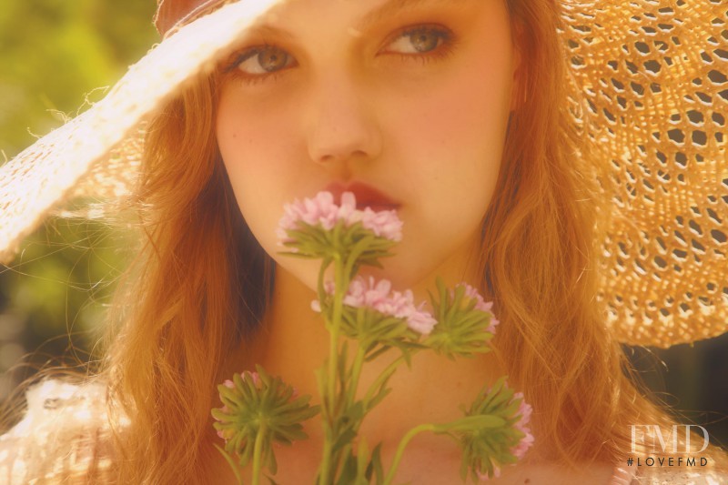 Lindsey Wixson featured in  the Genetic Denim lookbook for Spring/Summer 2010