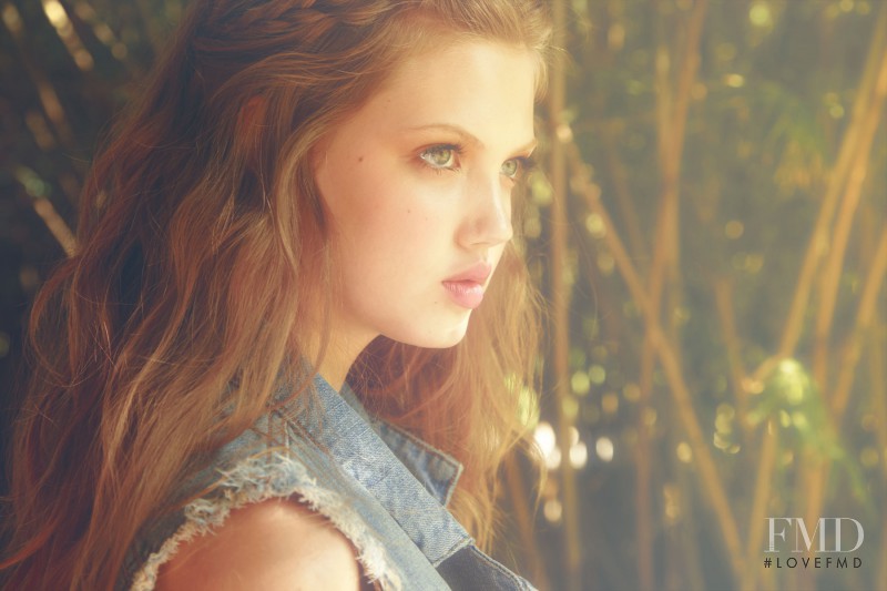Lindsey Wixson featured in  the Genetic Denim lookbook for Spring/Summer 2010