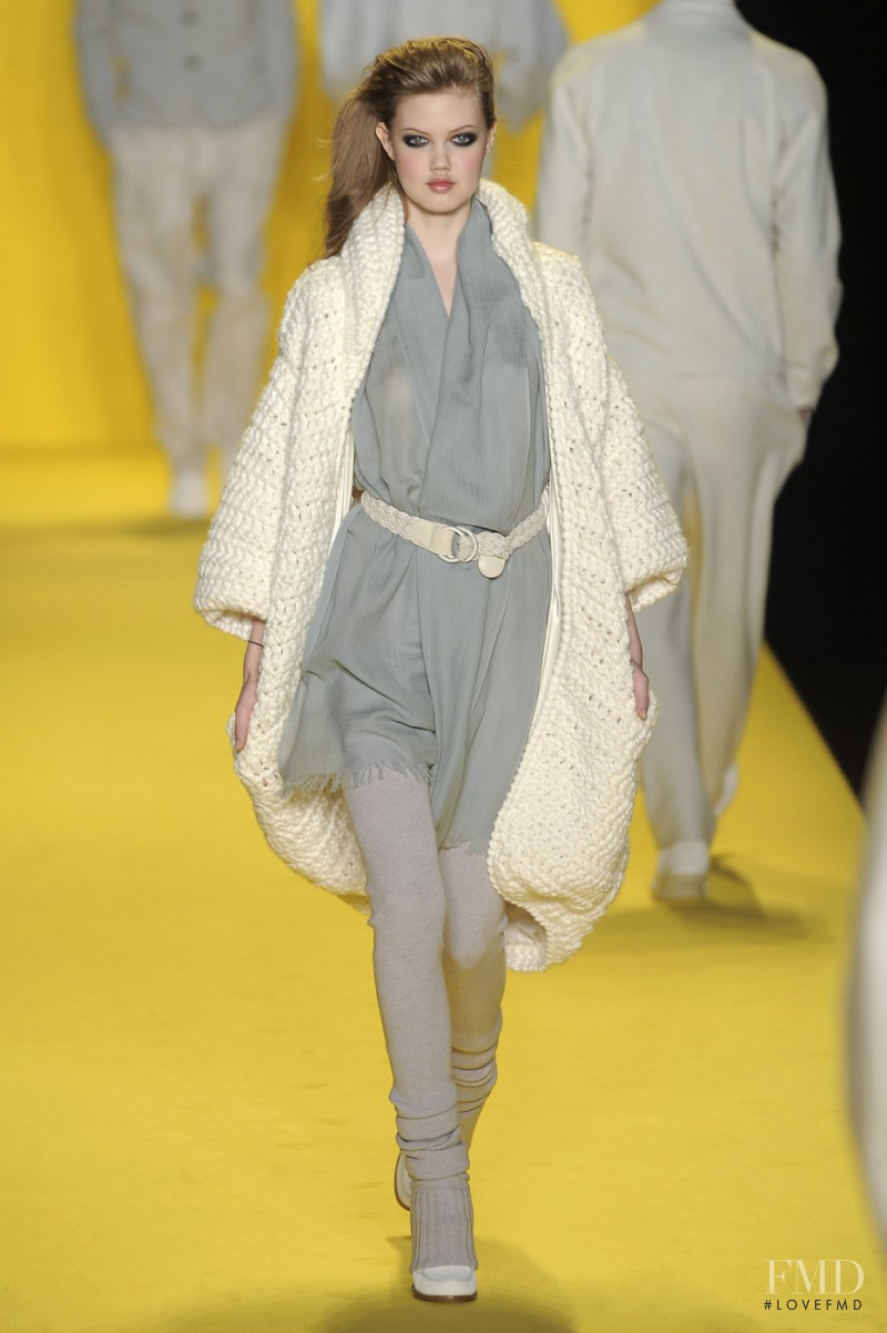 Lindsey Wixson featured in  the Lacoste fashion show for Autumn/Winter 2010