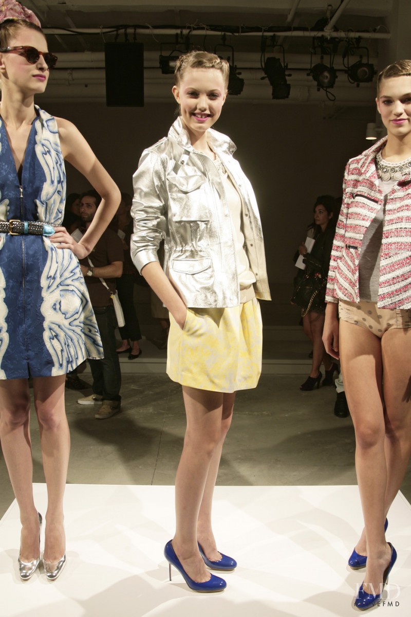 Lindsey Wixson featured in  the Peter Som fashion show for Spring/Summer 2010