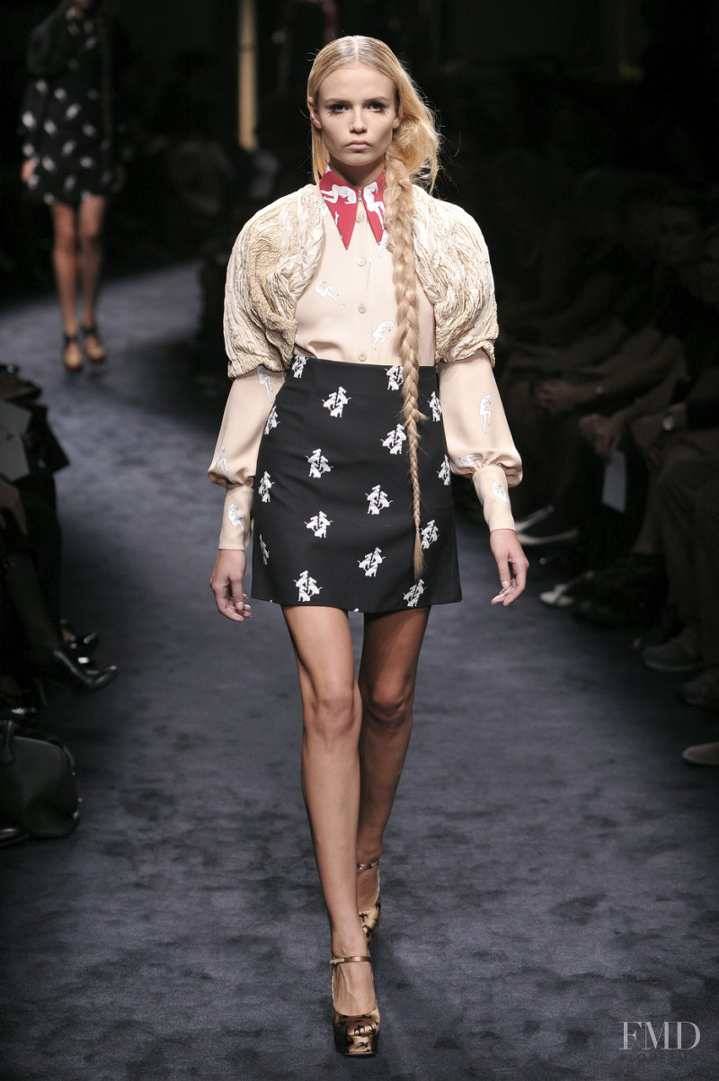 Natasha Poly featured in  the Miu Miu fashion show for Spring/Summer 2010