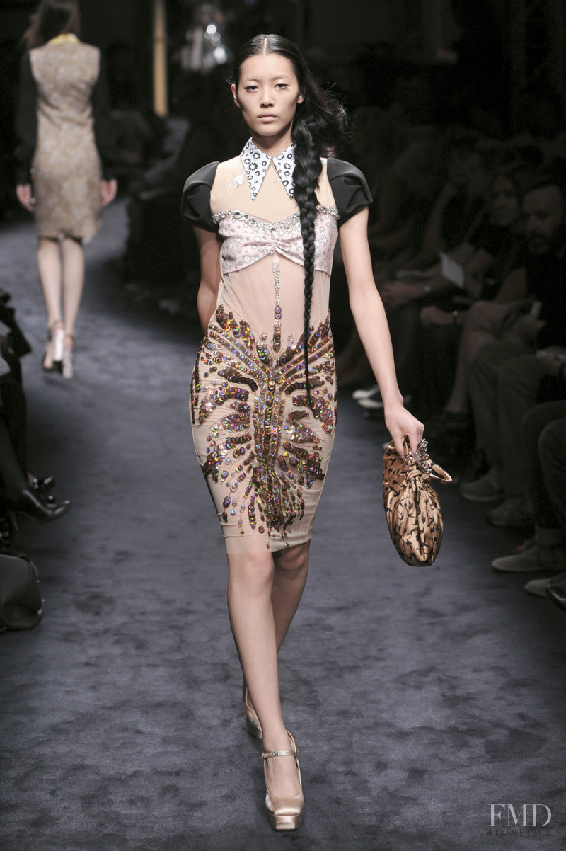 Liu Wen featured in  the Miu Miu fashion show for Spring/Summer 2010