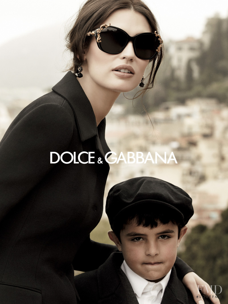 Bianca Balti featured in  the Dolce & Gabbana - Eyewear advertisement for Autumn/Winter 2013