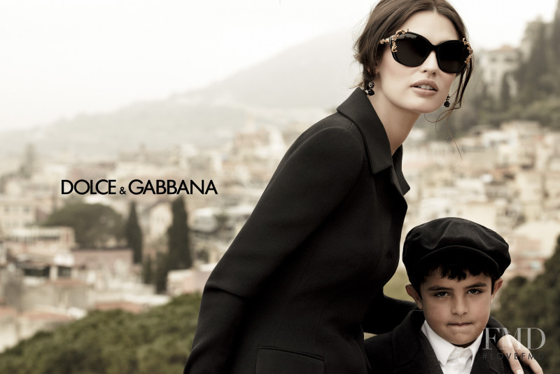 Bianca Balti featured in  the Dolce & Gabbana - Eyewear advertisement for Autumn/Winter 2013