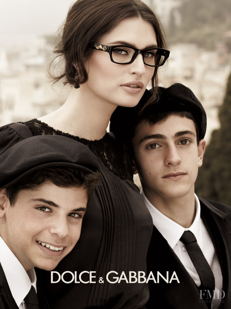 Bianca Balti featured in  the Dolce & Gabbana - Eyewear advertisement for Autumn/Winter 2013