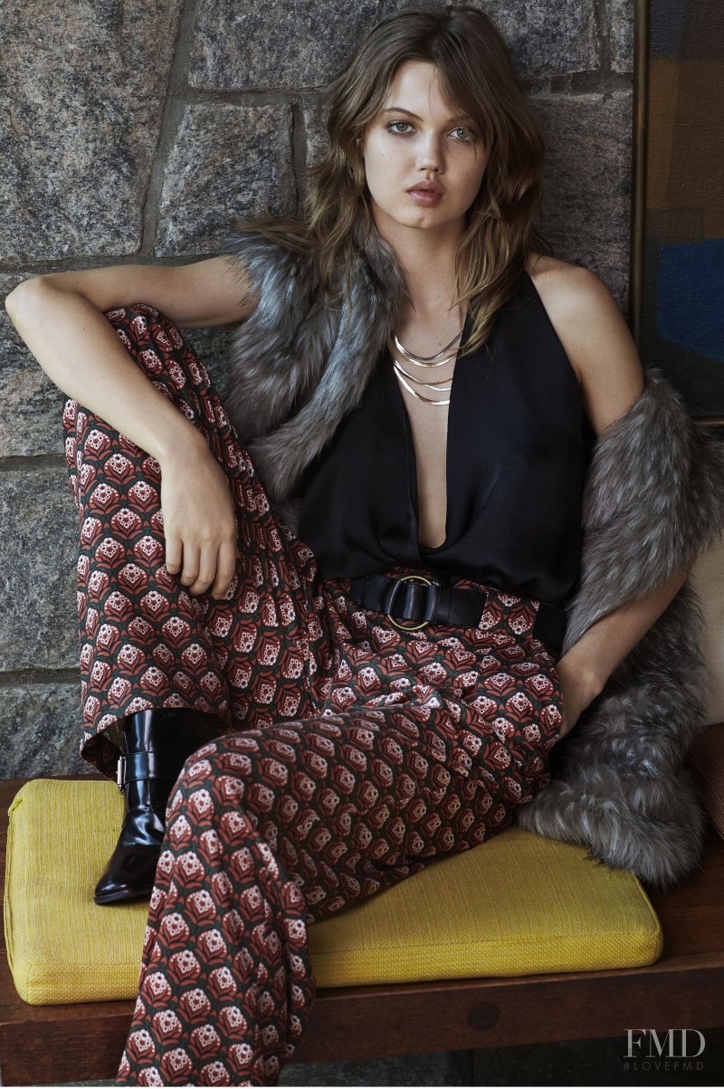 Lindsey Wixson featured in  the Urban Outfitters catalogue for Holiday 2015