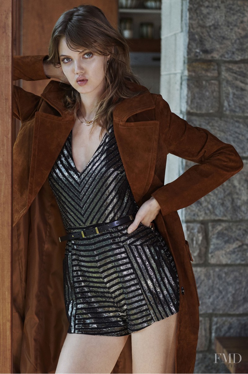 Lindsey Wixson featured in  the Urban Outfitters catalogue for Holiday 2015