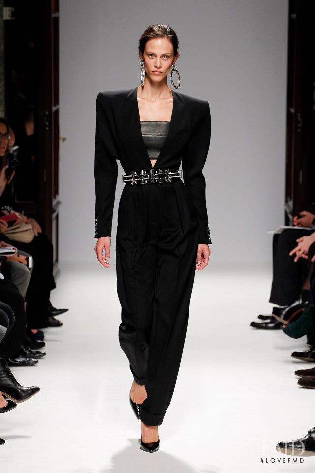 Aymeline Valade featured in  the Balmain fashion show for Spring/Summer 2013