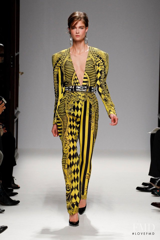 Bo Don featured in  the Balmain fashion show for Spring/Summer 2013