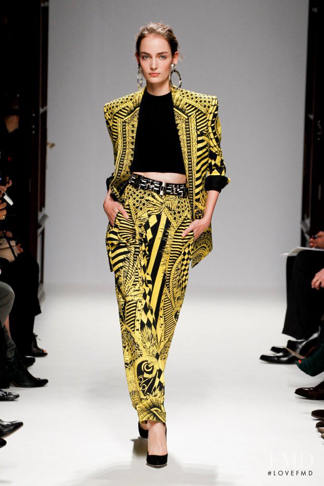 Zuzanna Bijoch featured in  the Balmain fashion show for Spring/Summer 2013