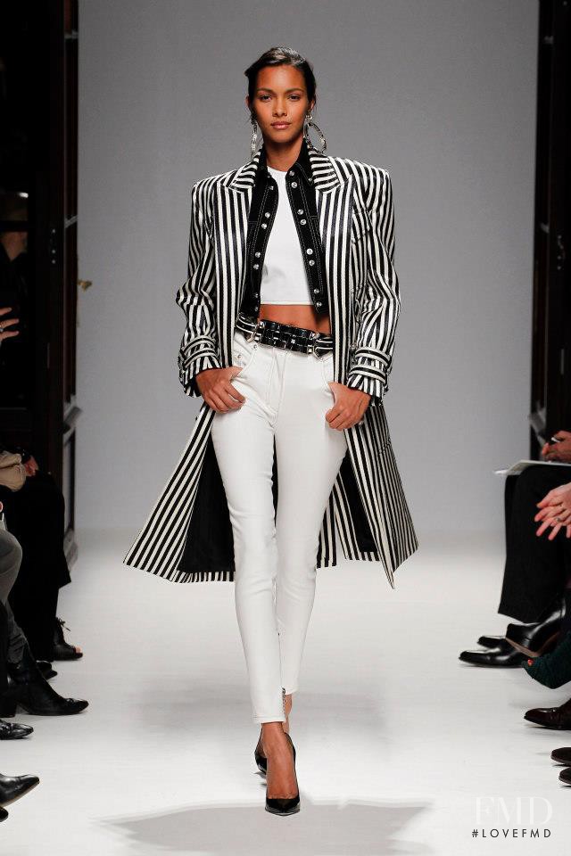 Lais Ribeiro featured in  the Balmain fashion show for Spring/Summer 2013