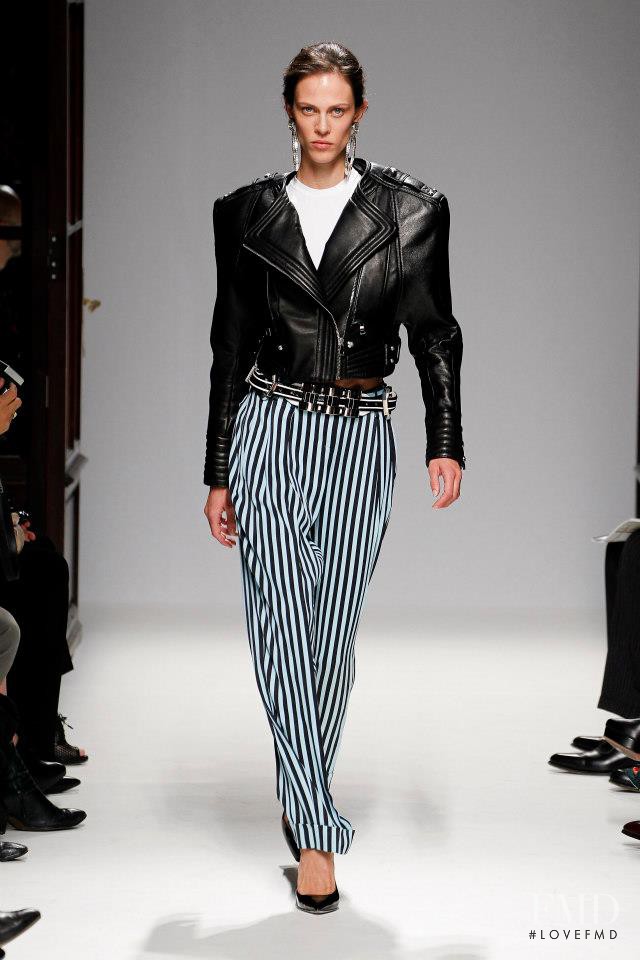 Aymeline Valade featured in  the Balmain fashion show for Spring/Summer 2013