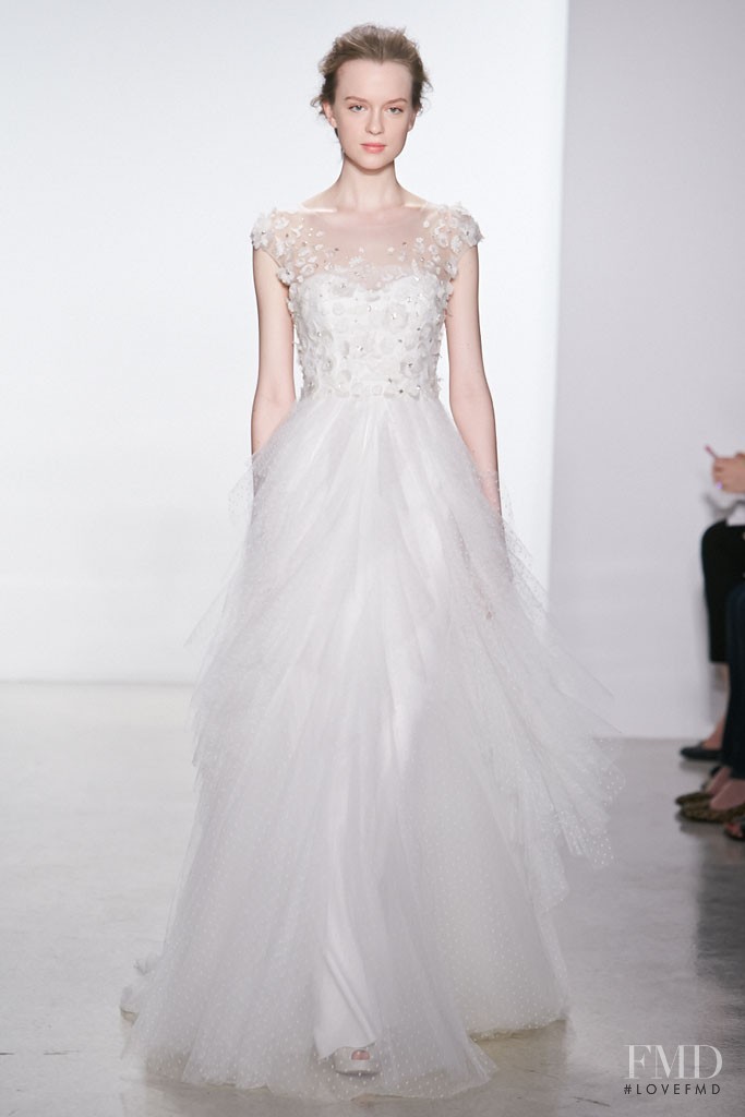 Alisha Judge featured in  the Christos Bridal fashion show for Spring/Summer 2015