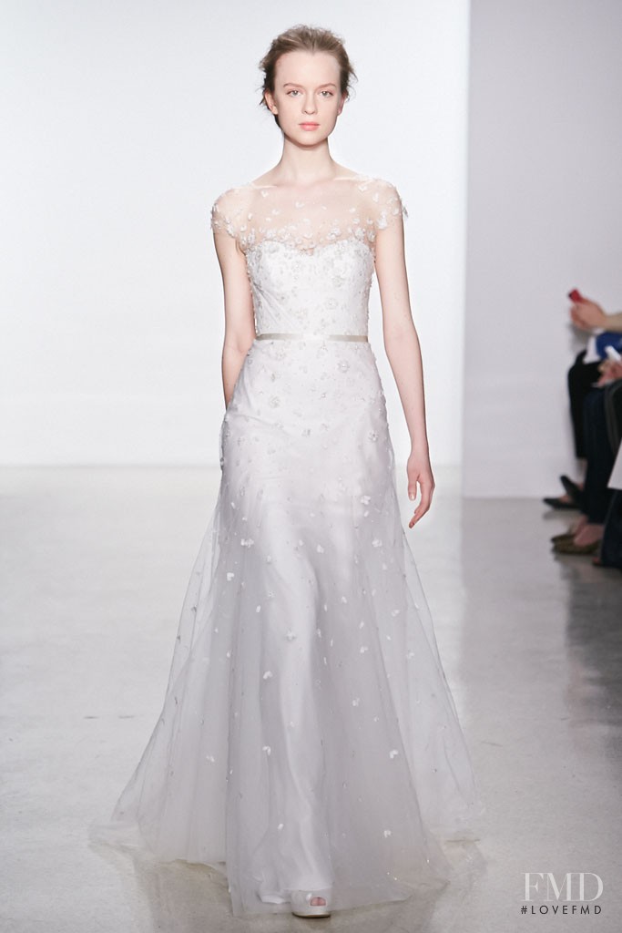 Alisha Judge featured in  the Christos Bridal fashion show for Spring/Summer 2015